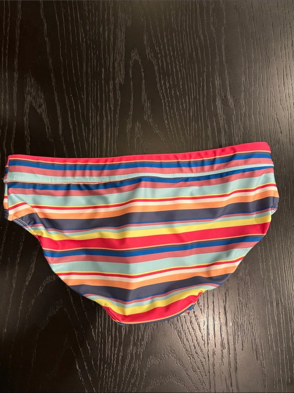 2xist Men's Multi-Stripe Swim Briefs - Pink, Blue, Yellow, Orange